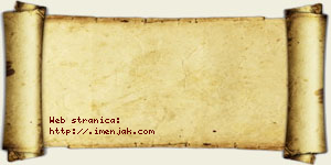 Isidora Šantić vizit kartica